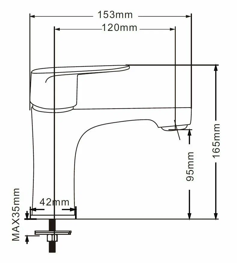 Смеситель для раковины, хром ESKO Colombo COL 26