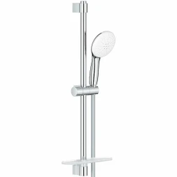 Душевой гарнитур 600, 2 вида струи, с полочкой, хром Grohe Tempesta New 27926003
