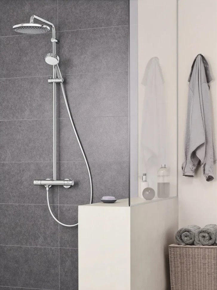 Душевая система с термостатом для душа, хром Grohe Tempesta Cosmopolitan 250 26670000
