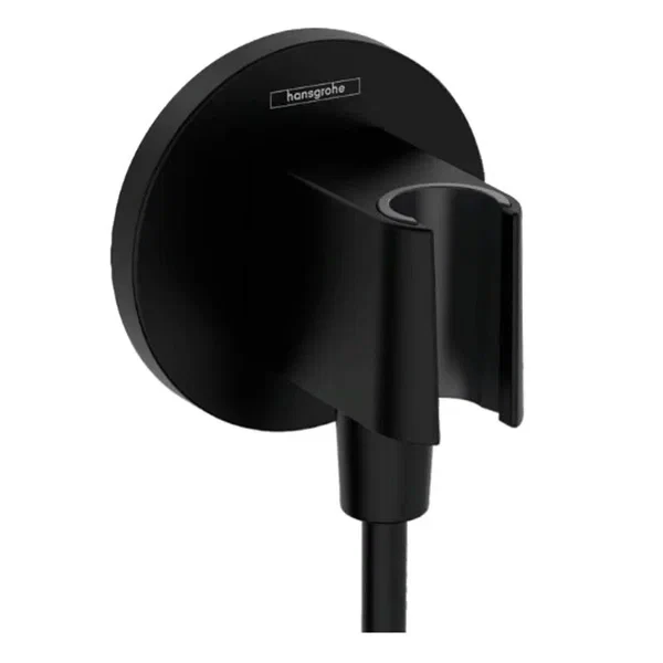 Подключение для душевого шланга с держателем для душа, черный Hansgrohe Fixfit Porter S 26888670