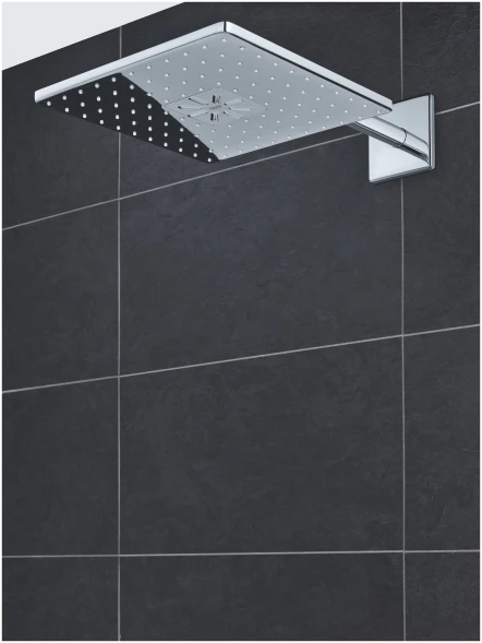 Верхний душ с кронштейном 310, 2 режима струи, хром Grohe Rainshower 310 SmartActive 26479000