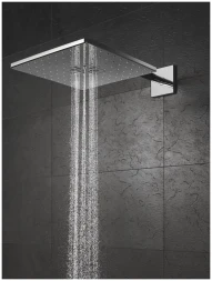 Верхний душ с кронштейном 310, 2 режима струи, хром Grohe Rainshower 310 SmartActive 26479000
