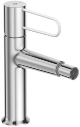 E21033-00-CP ODEON RIVE GAUCHE Смеситель для биде с д/к, корпус хром, ручка белая