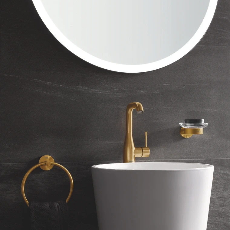 Смеситель для раковины, размер M, холодный рассвет матовый Grohe Essence 24173GN1