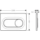 Панель смыва, белый глянец Hansgrohe iFrame Original S 66002450