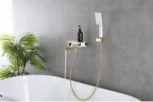 Смеситель для ванны с поворотным изливом Lemark Mista - LM6414WG