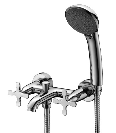 LM5712C Дуэтто Смеситель для ванны с коротким изливом, хром (к/к 12)