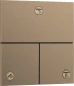 Переключатель потоков, встраиваемый, бронза Hansgrohe ShowerSelect Comfort E 15573140