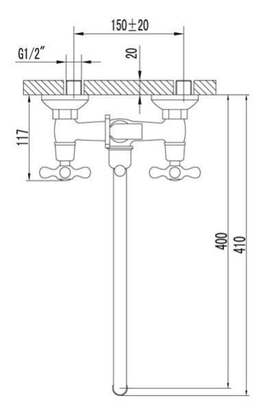 Смеситель универсальный LEMARK STANDARD  -  LM2151C