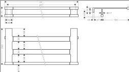 Полка для полотенец 661, с держателем, хром Hansgrohe AddStoris S 41781000