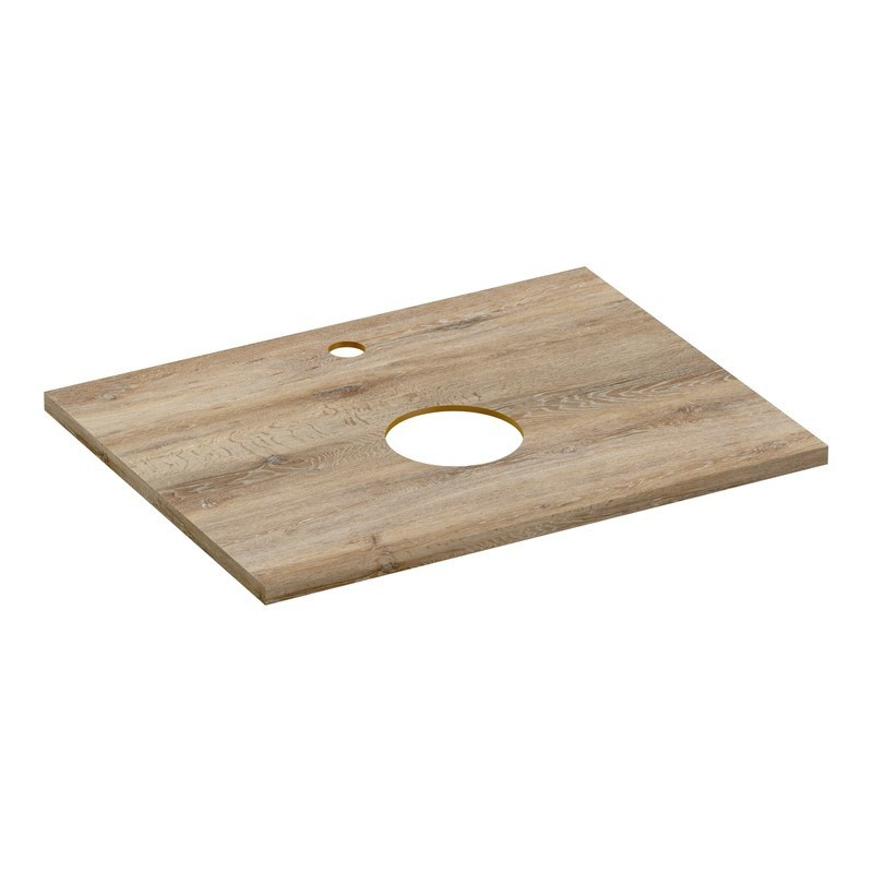Столешница WOOD из керамогранита Spirit 80х45х2 орех матовый