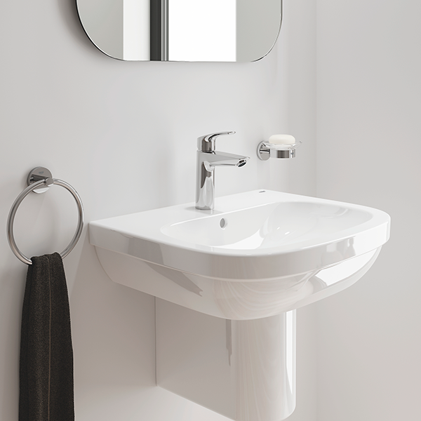 Смеситель для раковины, размер M, хром Grohe Eurosmart 23324003
