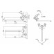 СМЕСИТЕЛЬ ДЛЯ ВАННЫ ИЗЛИВ 350 ММ BRAVAT ELER F6191238CP-01L-RUS