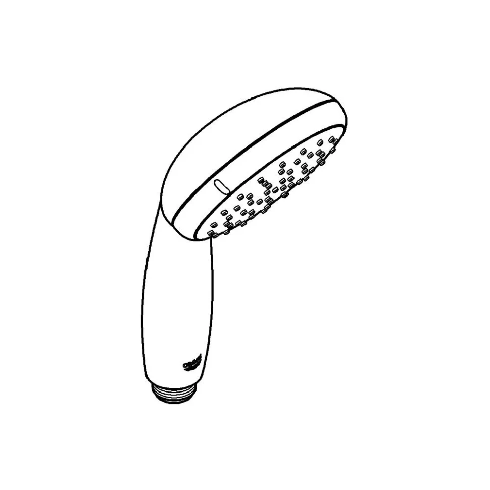 Ручной душ GROHE Vitalio Start 100 2 режима струи, черный матовый (279462430)