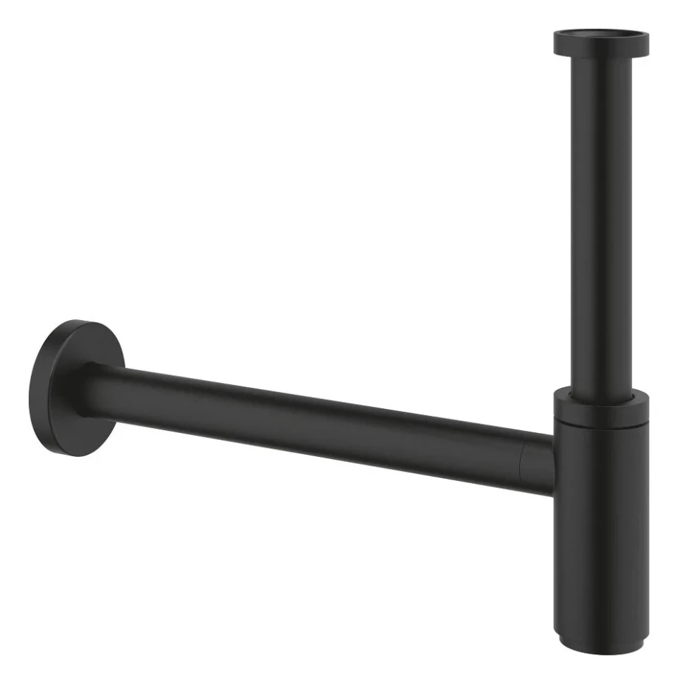 Сифон GROHE 1/4″, черный матовый (295032430)