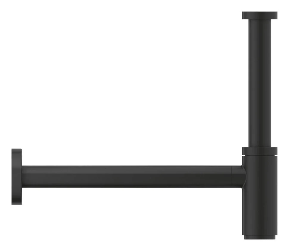 Сифон GROHE 1/4″, черный матовый (295032430)