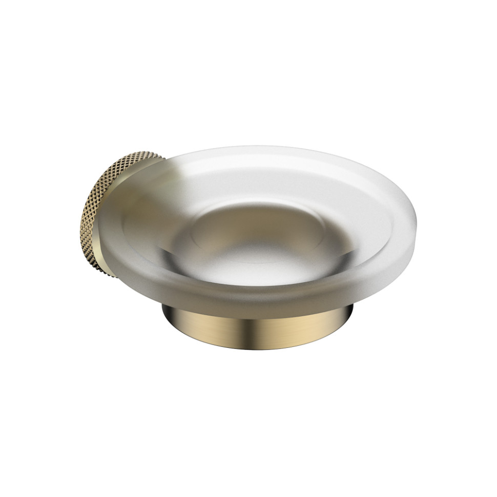 Мыльница с держателем ABBER Pol 316 AA1958BG брашированное светлое золото