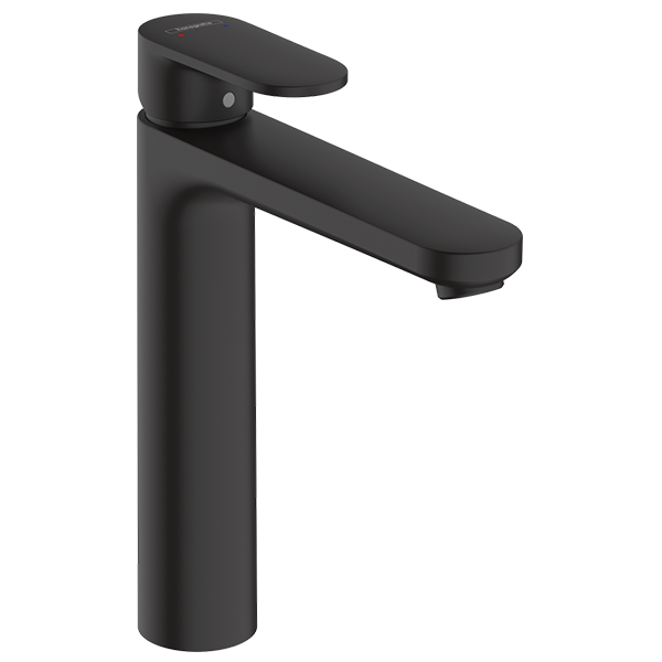 Смеситель для раковины 230, с донным клапаном, черный Hansgrohe Vernis Blend 71552670