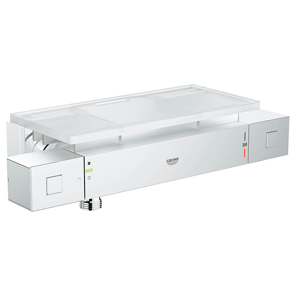 Термостат для душа с полочкой, хром Grohe Grohtherm Cube 34491000