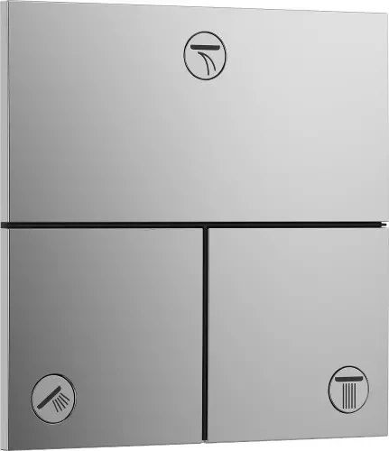 Переключатель потоков, встраиваемый, хром Hansgrohe ShowerSelect Comfort E 15573000