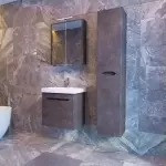 тумба ЮВЕНТА "Lvr-70" структурный камень под умывальник "Luxury-70"