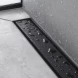 Внешняя часть трапа 700, с регулировкой по высоте, черный Hansgrohe RainDrain Match 56037670