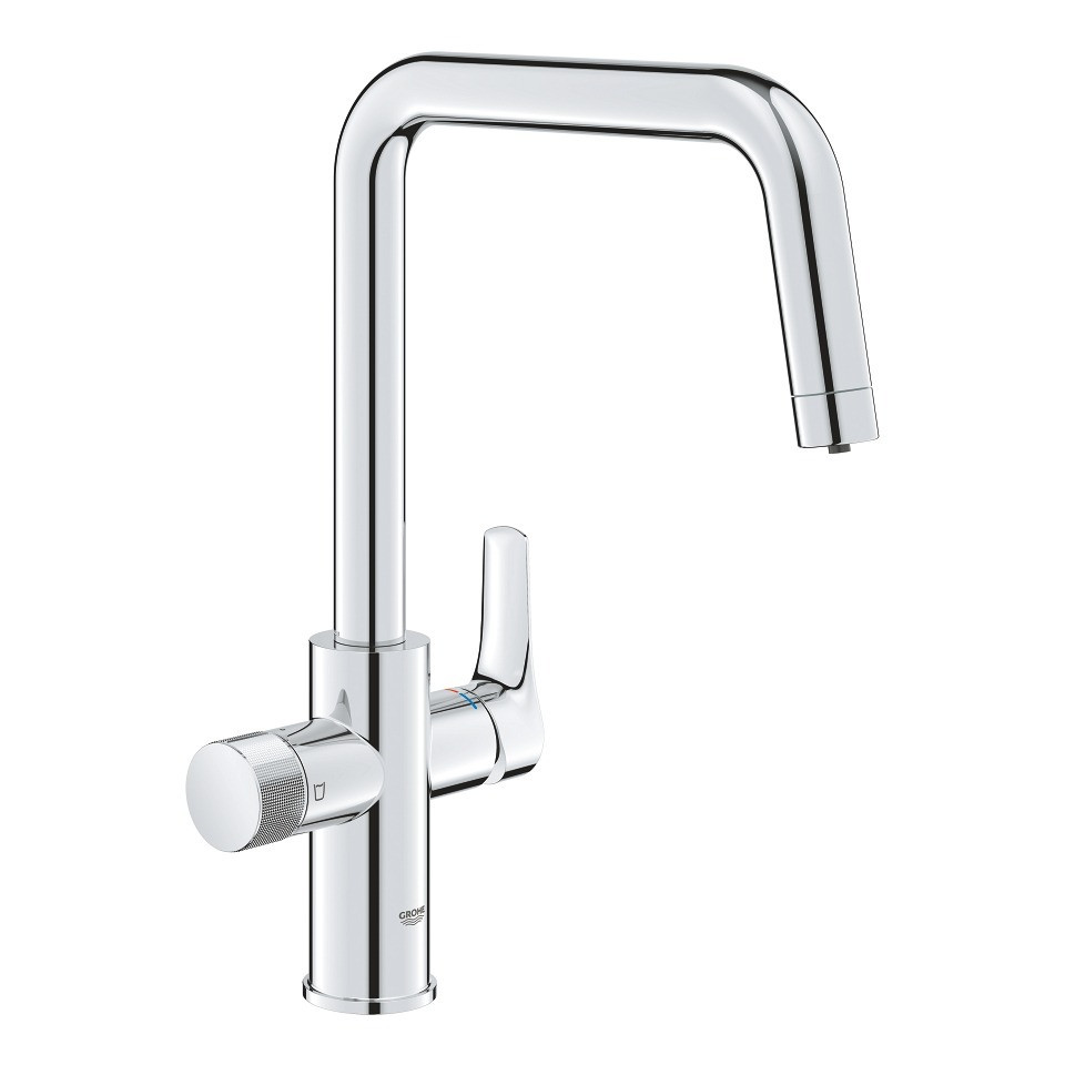 Смеситель кухонный Grohe Blue Pure Eurosmart для подачи смешанной и фильтрованной воды c U-образным изливом; цвет Хром (30583000)