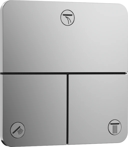 Переключатель потоков, встраиваемый, хром Hansgrohe ShowerSelect Comfort Q 15587000