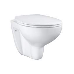 Унитаз подвесной безободковый Grohe bau ceramic в комплекте с сиденьем, микролифт