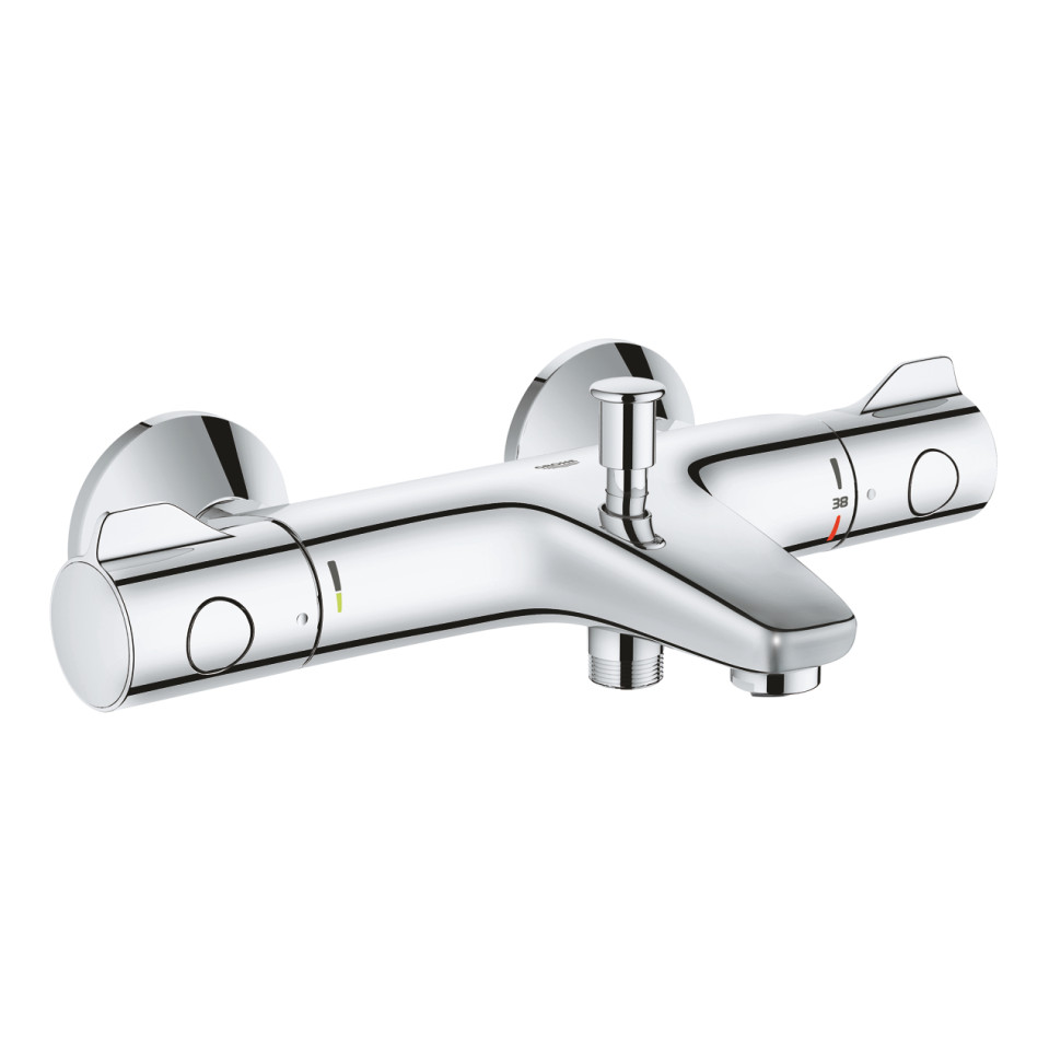 Термостатический смеситель для ванны GROHE Grohtherm 800 с регулируемым аэратором, хром 34576000