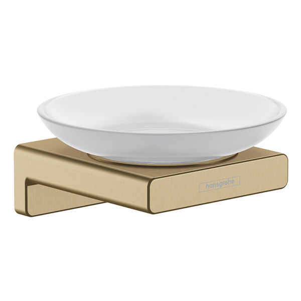 Мыльница с держателем, шлифованная бронза Hansgrohe AddStoris 41746140