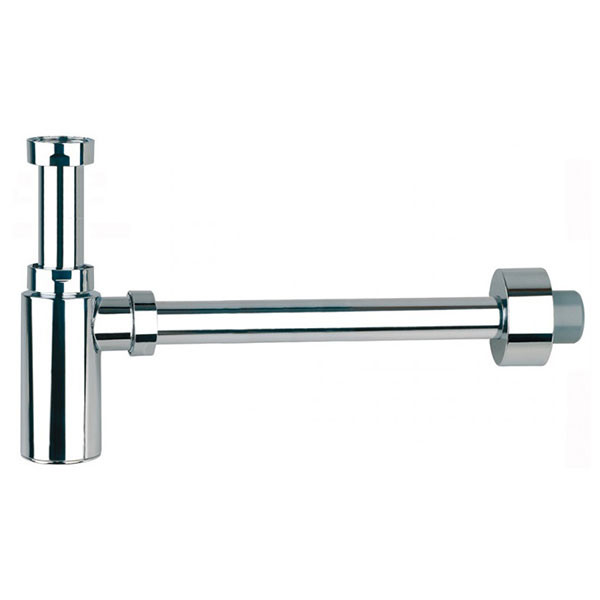 Сифон бутылочный с удлинителем, хром S-438 1 1/4x40 Jimten 001586