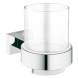 Стакан с держателем, хром Grohe Essentials Cube Glass 40755001