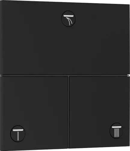 Переключатель потоков, встраиваемый, черный Hansgrohe ShowerSelect Comfort E 15573670