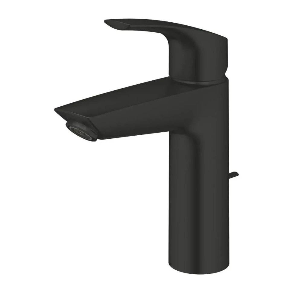 Смеситель для раковины с донным клапаном, размер M, черный Grohe Eurosmart 233222433
