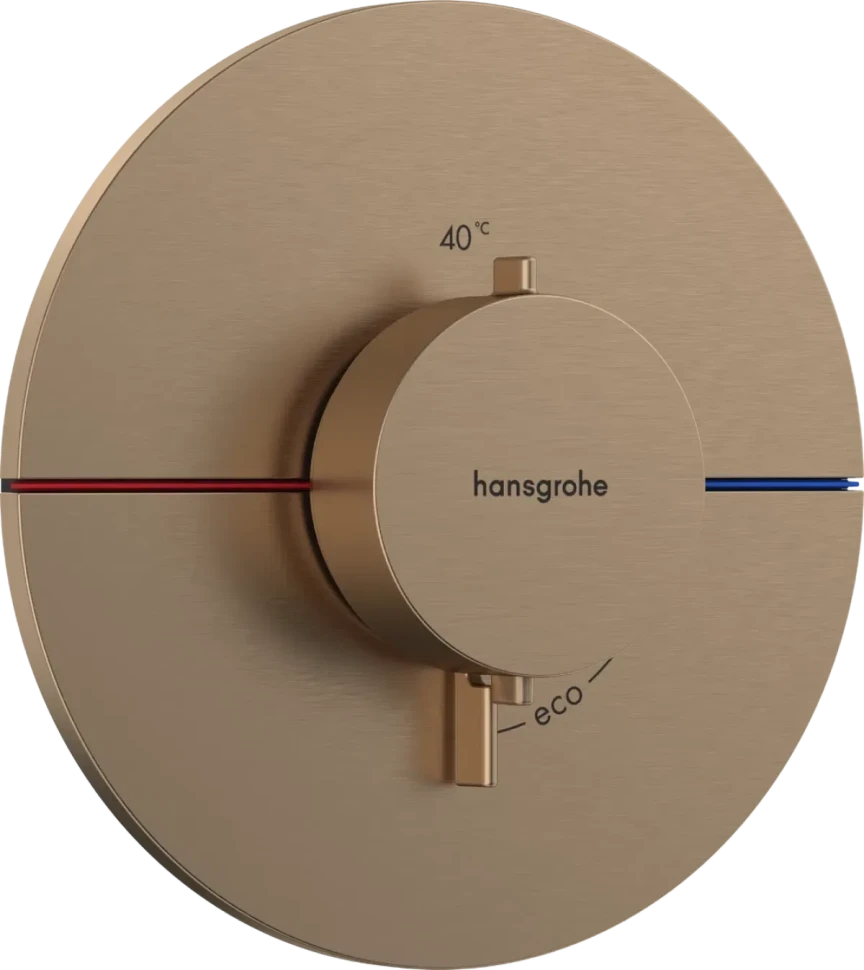 Термостат для душа, встраиваемый, бронза Hansgrohe ShowerSelect Comfort S 15559140