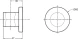 Держатель для душа настенный, хром Jacob Delafon Modulo 8466D-CP