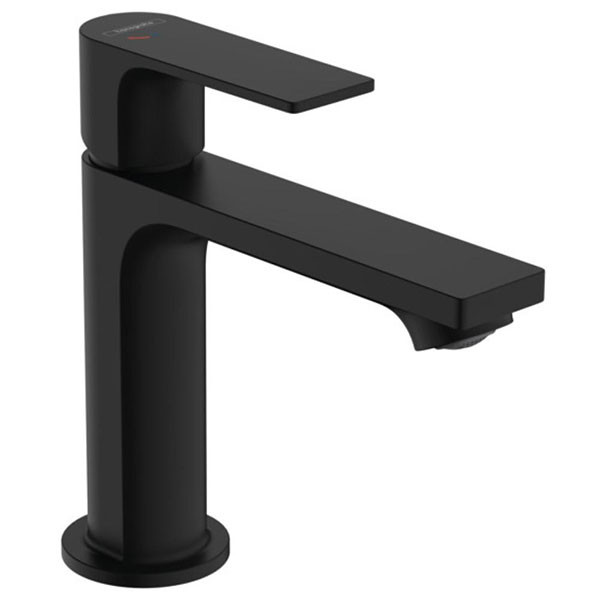 Смеситель для раковины 110, с донным клапаном, черный Hansgrohe Rebris E CoolStart 72559670
