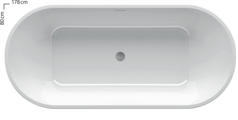 ВАННА АКРИЛОВАЯ RAVAK SOLO 178x80