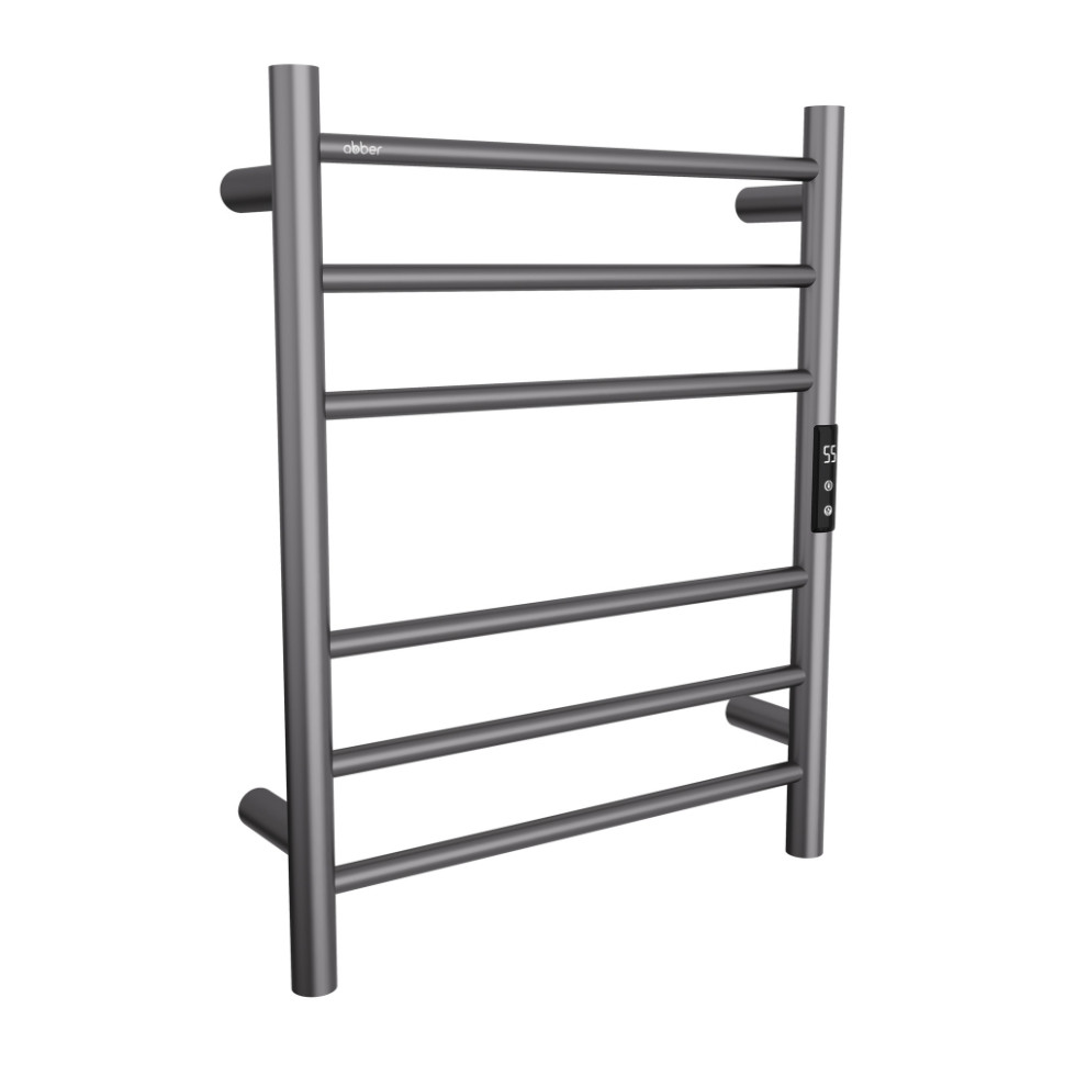 Полотенцесушитель электрический ABBER Standard AH4606NG оружейная сталь