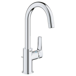 Смеситель для раковины с донным клапаном, размер L, высокий излив, хром Grohe Eurosmart 23537003