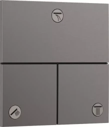Переключатель потоков, встраиваемый, шлиф.черный хром Hansgrohe ShowerSelect Comfort E 15573340