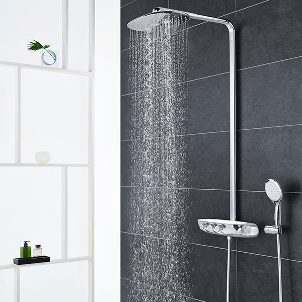 Душ.система с термостатом для настен.монтажа GROHE Rainshower System SmartControl 360 DUO 26250000