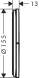 Переключатель потоков, хром Hansgrohe ShowerSelect Comfort S 15558000