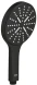 Ручной душ, 3 вида струи, черный Grohe Rainshower SmartActive 130 22127KF0