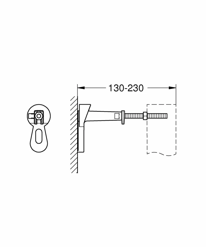 Настенный уголок Grohe Rapid SL 3855800M