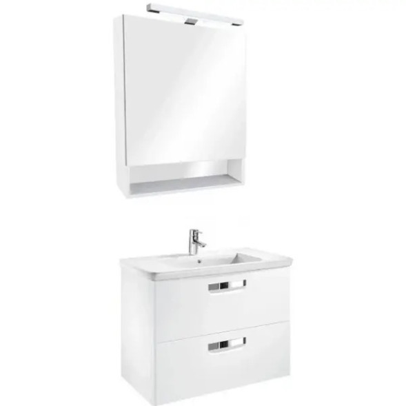 Зеркальный шкаф ROCA THE GAP ORIGINAL 700 белый глянец