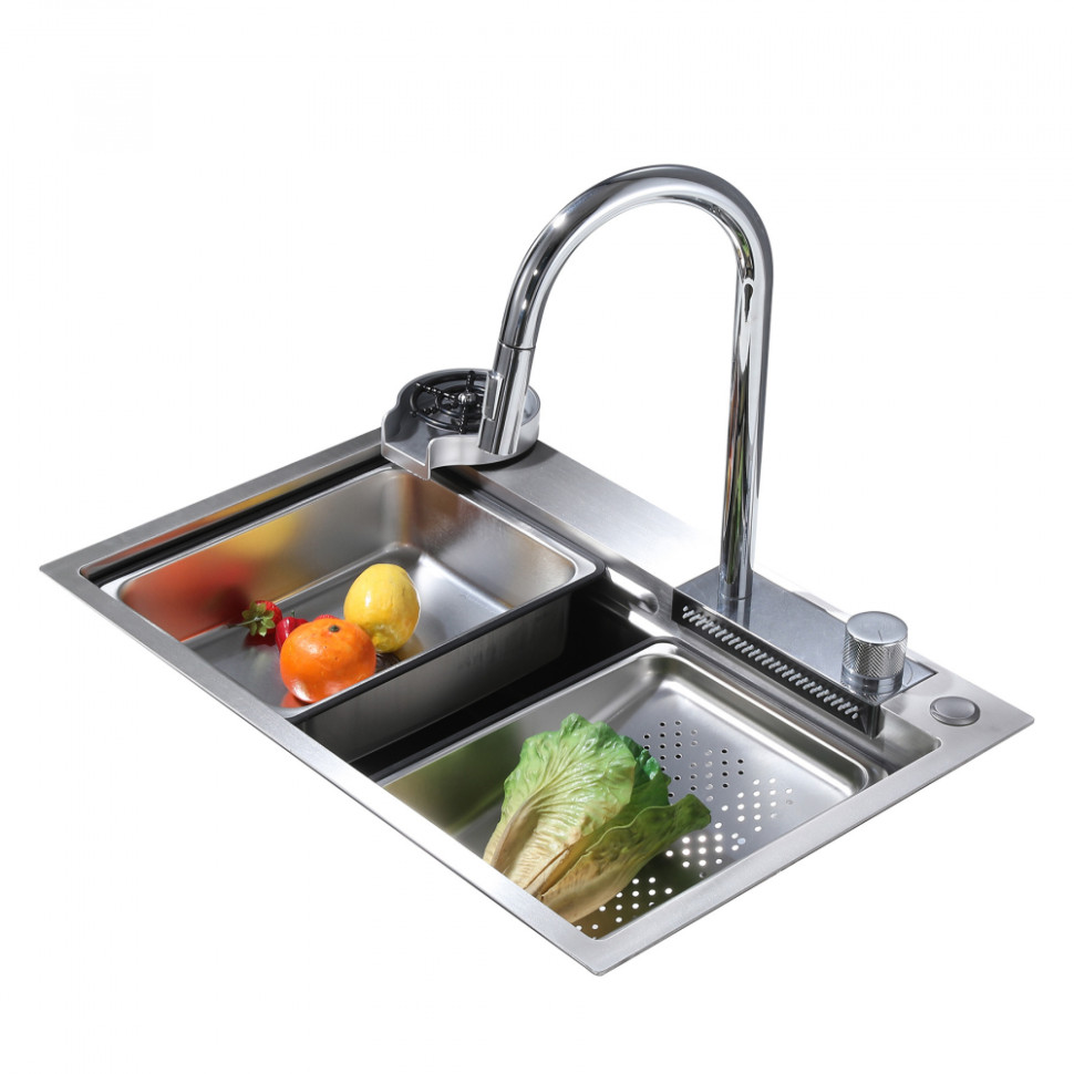 Кухонная мойка ABBER Wasser Kreis AF2194SP сатин