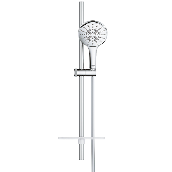 Душевой гарнитур 600, 3 вида струи, хром Grohe Rainshower 130 SmartActive 26575000