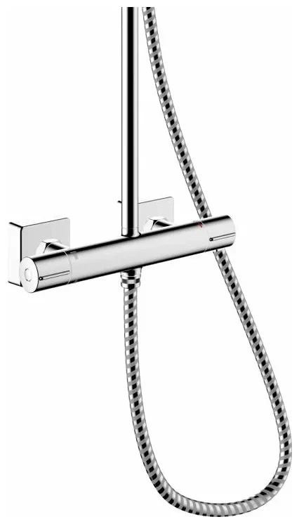 Душевая система с термостатом для душа, хром Hansgrohe Vernis Blend Showerpipe 26318000
